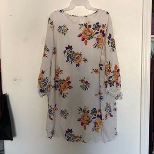 White Floral Dress